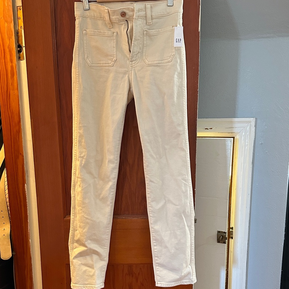 GAP Women's Straight Leg Tan Jeans